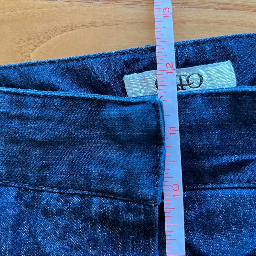Women's denim Blue capris Cato size 12 - Picture 7 of 8